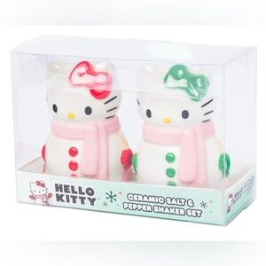 🆕 Hello Kitty Ceramic Shaker Set - Pink and Green